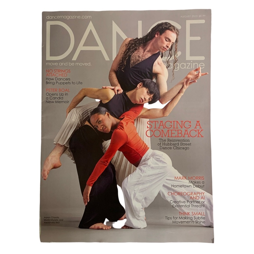 Dance Magazine August 2023 Aaron Choate Shota Miyoshi Alexandria Best Hubbard